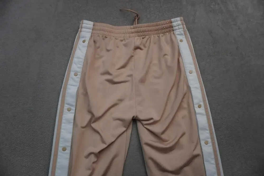 Adidas Originals Pants Mens Medium 30x30 Beige Adibreak Snap Track Tear Away